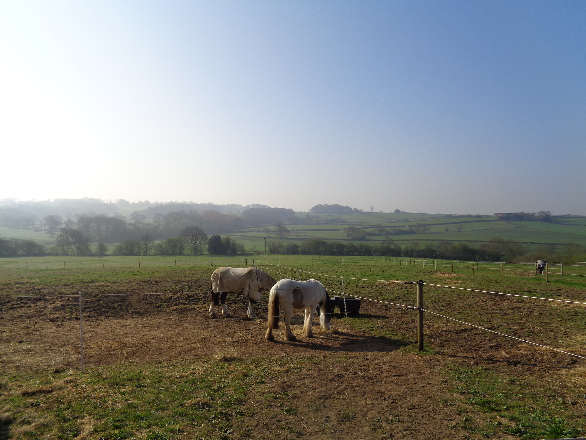 View across farmland from Shirland towards Alfreton